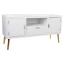 Credenza Alexandra House Living Bianco Dorato 40 x 61 x 121 cm di Alexandra House Living, Credenze e buffet - Rif: D1630693, ...