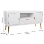 Anrichte Alexandra House Living Weiß Gold 40 x 61 x 121 cm von Alexandra House Living, Buffets - Ref: D1630693, Preis: 218,59...