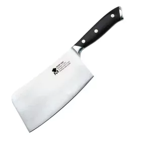 Large Cooking Knife Masterpro BGMP-4304 17,5 cm Black Stainless steel Stainless steel /Wood by Masterpro, Cleavers - Ref: S79...