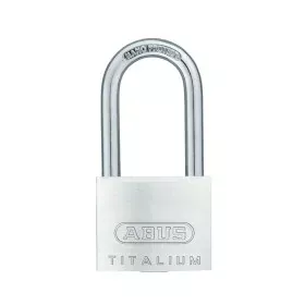 Key padlock ABUS Titalium 64ti/20hb20 Steel Aluminium Length (2 cm) by ABUS, Keyed Padlocks - Ref: S7918238, Price: 7,25 €, D...