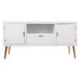 Aparador Alexandra House Living Branco Dourado 40 x 61 x 121 cm de Alexandra House Living, Armários e aparadores - Ref: D1630...