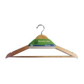 Hangers Mondex Woody Line Ecological Natural Wood 3 Units (42,5 x 23 cm) by Mondex, Hangers - Ref: S7918336, Price: 7,51 €, D...