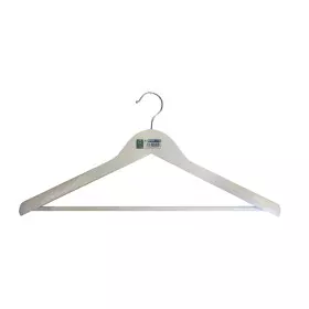 Percha Mondex Traje Ecológico Madera Blanco (45 x 23 x 5,5 cm) de Mondex, Perchas - Ref: S7918340, Precio: 6,55 €, Descuento: %