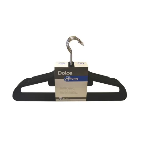 Hangers Mondex Black Plastic Velvet 10Units (42 cm) by Mondex, Hangers - Ref: S7918360, Price: 9,05 €, Discount: %