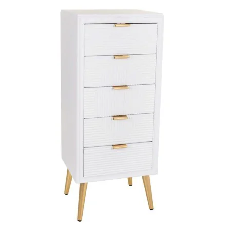 Chest of drawers Alexandra House Living Golden MDF Wood 36 x 100 x 42 cm by Alexandra House Living, Chest of Drawers - Ref: D...