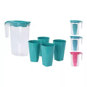 Set de jarra con vasos 350 ml 1,75 L Jarra (5 Piezas) de BigBuy Home, Juegos de cristalería - Ref: S7918889, Precio: 7,64 €, ...