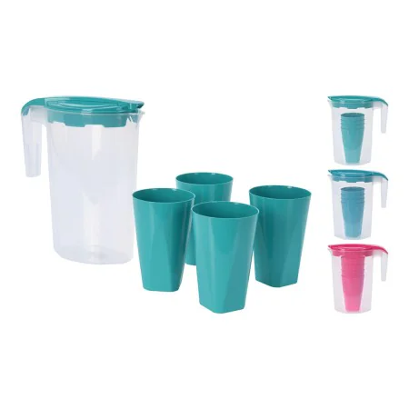 Jug and glasses set 350 ml 1,75 L Jug (5 Pieces) by BigBuy Home, Drinkware Sets - Ref: S7918889, Price: 6,87 €, Discount: %