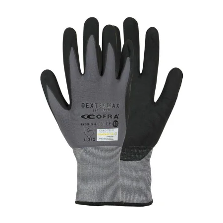 Guantes de Trabajo Cofra Dextermax Gris Nailon Nitrilo de Cofra, Guantes - Ref: S7918985, Precio: 5,34 €, Descuento: %