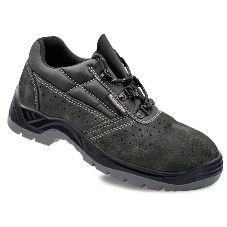 Safety shoes s1p src Blackleather Suede Grey by BigBuy Fashion, Work footwear - Ref: S7918998, Price: 26,31 €, Discount: %