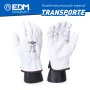 Gants de travail EDM Transport Blanc Peau de vache de EDM, Gants de travail - Réf : S7919002, Prix : 6,95 €, Remise : %