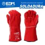 Work Gloves EDM Welders Red Kevlar Cotton Suede by EDM, Work Gloves - Ref: S7919016, Price: 11,66 €, Discount: %