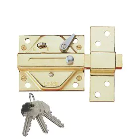 Chiavistello di sicurezza Lince 2930-92930hl Ottone Tradizionale Ferro di Lince, Chiavistelli e catenacci - Rif: S7919301, Pr...