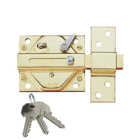 Safety lock Lince 2930-92930hl Brass Traditional Iron by Lince, Latches & Bolts - Ref: S7919301, Price: 55,99 €, Discount: %