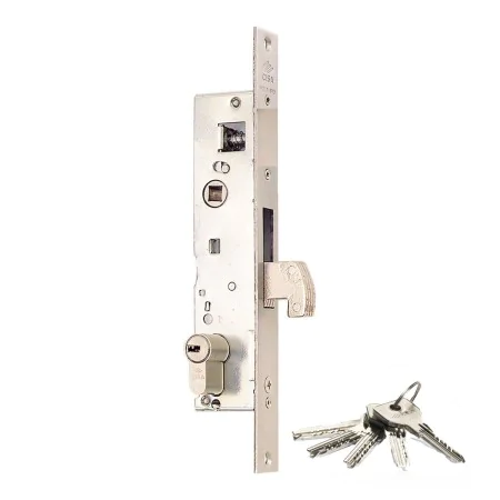 Mortise lock Cisa L4140.20.0 Vertical European Steel Stainless steel by Cisa, Mortise Locks - Ref: S7919440, Price: 33,70 €, ...