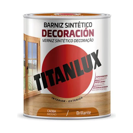 Varnish Titanlux M10100434 Mahogany 750 ml by Titanlux, Varnish - Ref: S7919505, Price: 21,13 €, Discount: %