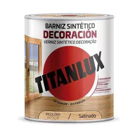 Vernis Titanlux M11100334 Noyer 750 ml Satiné de Titanlux, Vernis - Réf : S7919511, Prix : 24,50 €, Remise : %