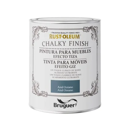 Paint Bruguer Rust-oleum Chalky Finish 5733886 Furniture 750 ml Azul Océano by Bruguer, Latex Paint - Ref: S7919519, Price: 2...