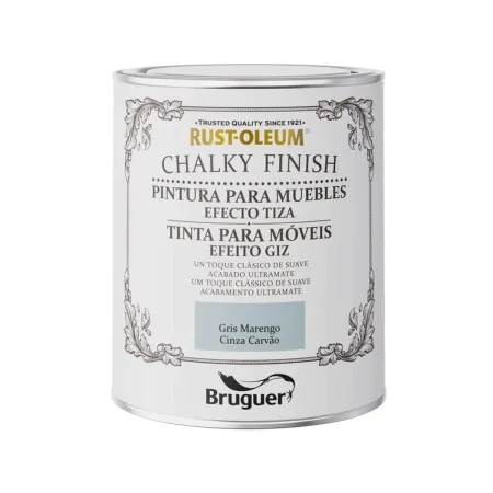 Peinture Bruguer Rust-oleum Chalky Finish 5733887 Meubles 750 ml Gris Anthracite de Bruguer, Peintures au latex - Réf : S7919...