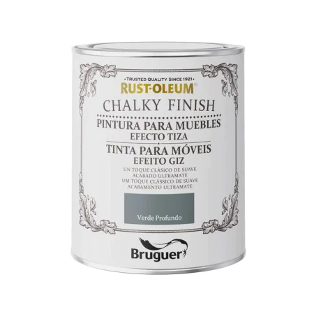 Paint Bruguer Rust-oleum Chalky Finish 5733890 Furniture Deep Green 750 ml by Bruguer, Latex Paint - Ref: S7919523, Price: 23...