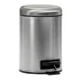 Pedal bin Andrea House Metal Silver 3 L (Ø 17,5 x 23 cm) by Andrea House, Bathroom Bins - Ref: S7919657, Price: 20,72 €, Disc...