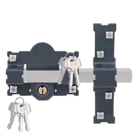 Safety lock Fac 101-l/105 Steel Dark grey 50 mm 105 mm by Fac Seguridad, Latches & Bolts - Ref: S7919815, Price: 45,80 €, Dis...