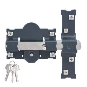 Safety lock Fac 101-r/105 Steel Dark grey 50 mm 105 mm by Fac Seguridad, Latches & Bolts - Ref: S7919816, Price: 41,90 €, Dis...