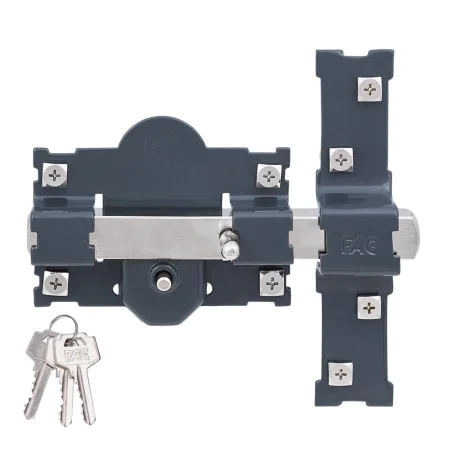 Chiavistello di sicurezza Fac 101-r/105 Acciaio Grigio scuro 50 mm 105 mm di Fac Seguridad, Chiavistelli e catenacci - Rif: S...