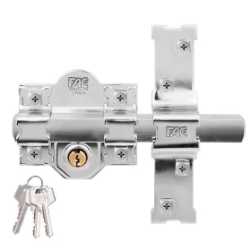 Serrure de sécurité Fac 301-l/80 nickel Acier 50 mm 80 mm de Fac Seguridad, Loquets et verrous - Réf : S7919822, Prix : 56,06...