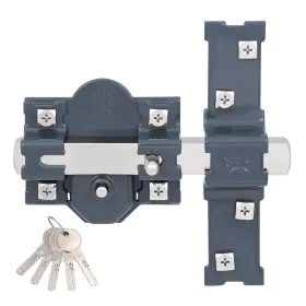 Safety lock Fac 301-r/80 Steel Dark grey 50 mm 80 mm by Fac Seguridad, Latches & Bolts - Ref: S7919823, Price: 49,71 €, Disco...