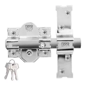 Safety lock Fac 201-r/80 nickel Steel 50 mm 80 mm by Fac Seguridad, Latches & Bolts - Ref: S7919827, Price: 47,36 €, Discount: %