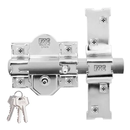 Safety lock Fac 301-r/80 b nickel Steel 80 mm 70 mm by Fac Seguridad, Latches & Bolts - Ref: S7919830, Price: 72,24 €, Discou...