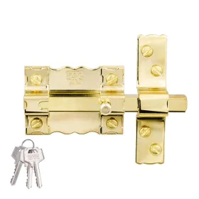 Loquet de porte Fac 300-p/87 Doré Broche de Fac Seguridad, Loquets et verrous - Réf : S7919834, Prix : 33,30 €, Remise : %