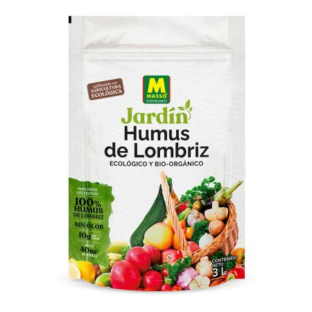 Adubo orgânico Massó Earthworm hummus 3 L de Massó, Terras - Ref: S7920027, Preço: 10,54 €, Desconto: %