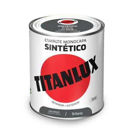 Smalto sintetico Titanlux 5808971 Grigio 750 ml Luminoso di Titanlux, Vernice - Rif: S7920100, Prezzo: 21,25 €, Sconto: %