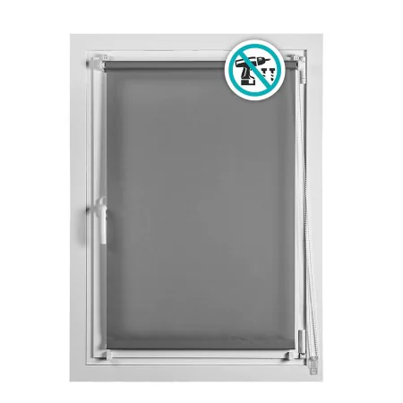 Roller blinds Stor Planet Clip&Fix Grey 75 x 180 cm by Stor Planet, Blinds - Ref: S7920136, Price: 24,76 €, Discount: %