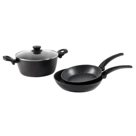 Batterie de Cuisine San Ignacio Tormes Aluminium forgé 3 Pièces de San Ignacio, Jeux de casseroles et de poêles - Réf : S7920...