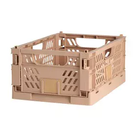 Storage Box Foldable Sand 27,6 L 50 x 33 x 25 cm by BigBuy Home, Storage boxes and chests - Ref: S7920394, Price: 18,03 €, Di...