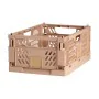 Boîte de rangement Pliable Sable 27,6 L 50 x 33 x 25 cm de BigBuy Home, Boîtes et coffres de rangement - Réf : S7920394, Prix...