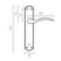 Handle set EDM 202 25,6 x 4,7 cm by EDM, Handle Sets - Ref: S7920539, Price: 19,83 €, Discount: %