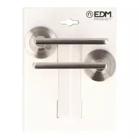 Handle with rosette EDM 606 Aluminium Ø 50 mm by EDM, Handle Sets - Ref: S7920545, Price: 15,62 €, Discount: %