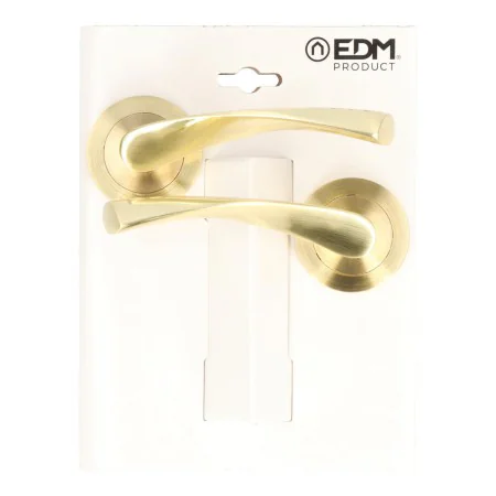 Handle with rosette EDM 707 Aluminium Ø 50 mm by EDM, Handle Sets - Ref: S7920546, Price: 17,92 €, Discount: %