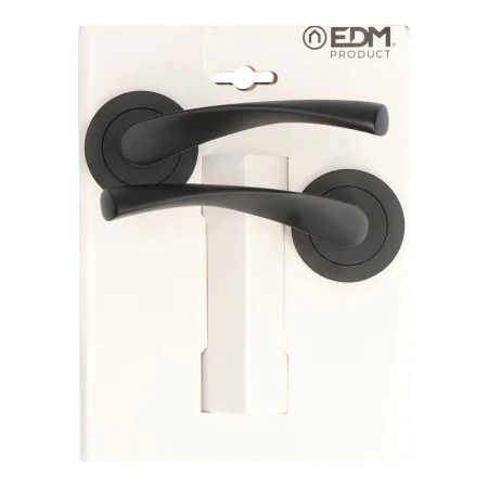 Handle with rosette EDM 707 Aluminium Ø 50 mm by EDM, Handle Sets - Ref: S7920548, Price: 17,92 €, Discount: %