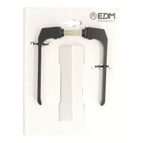 Juego de Manillas EDM 702 Aluminio 12 cm de EDM, Juegos de manilla - Ref: S7920555, Precio: 12,40 €, Descuento: %