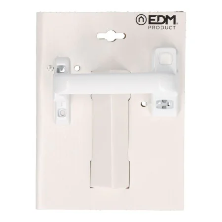 A manovella EDM 6801 Chiusura a scatto Bianco Alluminio Destra di EDM, Maniglie per finestra con serratura - Rif: S7920556, P...