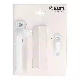 Manivela EDM 6801 Fecho de pressão Branco Alumínio Esquerda de EDM, Ferrolhos para janelas - Ref: S7920557, Preço: 10,87 €, D...