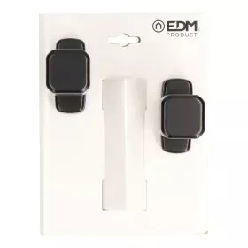 Doorknob EDM 6807 Black Aluminium 80 x 39 mm by EDM, Knobs - Ref: S7920563, Price: 24,38 €, Discount: %