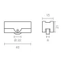 Lager EDM Climalit 177 rd17 Stahl 40 x 21 mm (2 Stück) von EDM, Schubladenauszüge - Ref: S7920577, Preis: 6,74 €, Rabatt: %