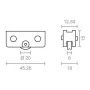 Lager EDM CLL/104 rd18 Stahl 45,2 x 15 mm (2 Stück) von EDM, Schubladenauszüge - Ref: S7920578, Preis: 6,58 €, Rabatt: %