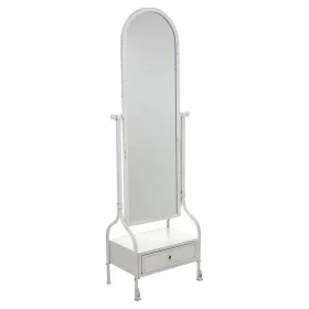 Free standing mirror Alexandra House Living White Iron 38 x 184 x 65 cm by Alexandra House Living, Floor Mirrors - Ref: D1630...