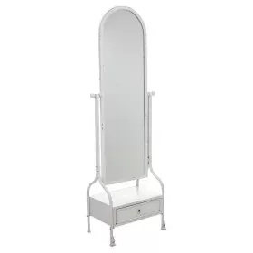 Miroir sur pied Alexandra House Living Blanc Fer 38 x 184 x 65 cm de Alexandra House Living, Miroirs en pied - Réf : D1630723...